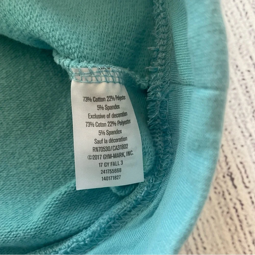 Gymboree Ready, Jet Go Teal Floral Shift Dress Size 14